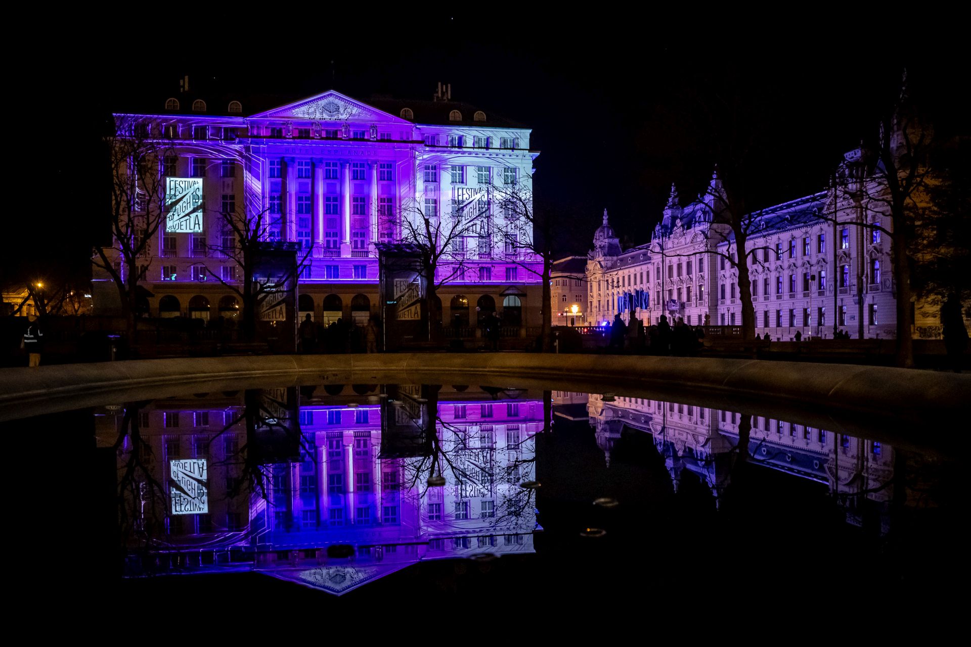 Zagreb je zasijal v čarobnem svetlobnem spektaklu