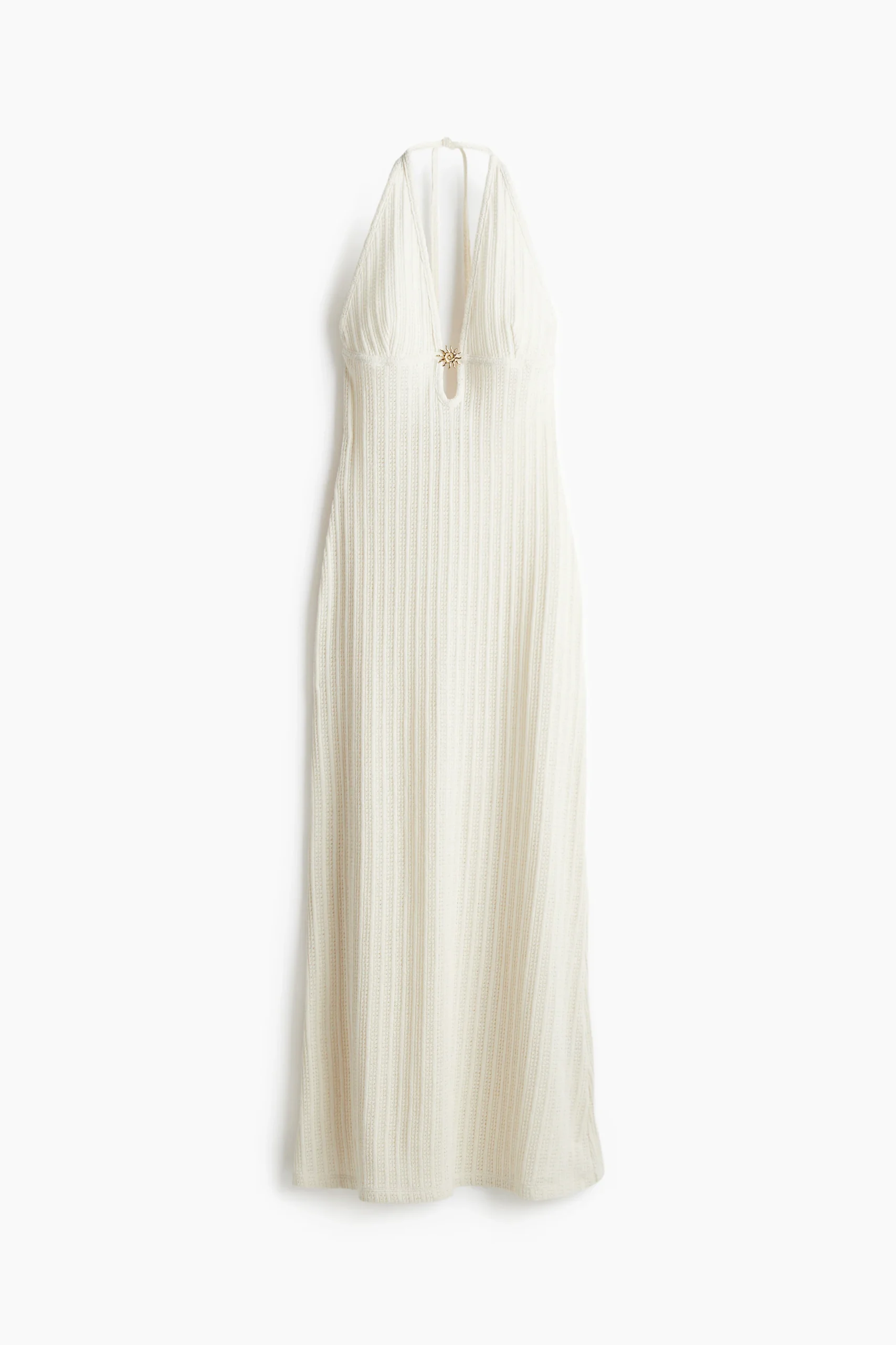Pletena obleka z odprtim hrbtom H&M, 29,99 €