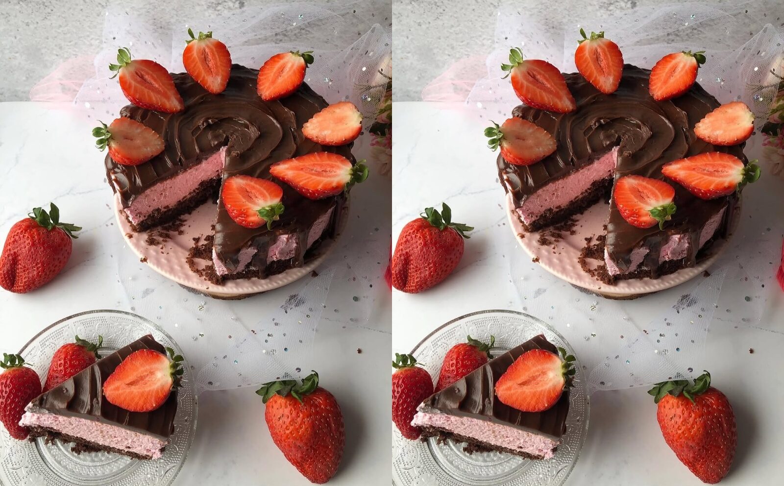 Recept za cheesecake z jagodami in nutello, ki je prava poslastica