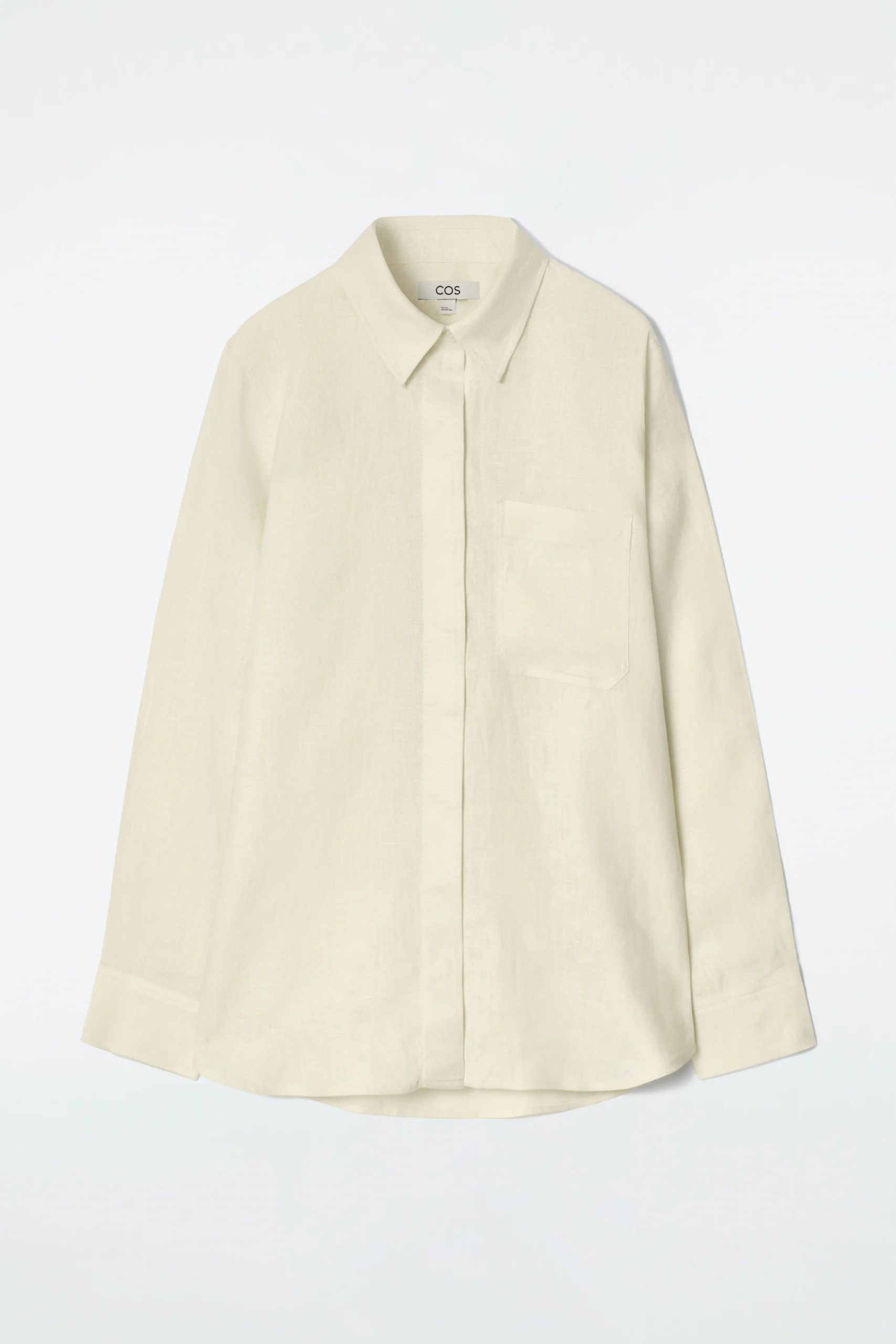 Rumena lanena srajca COS, 79 €