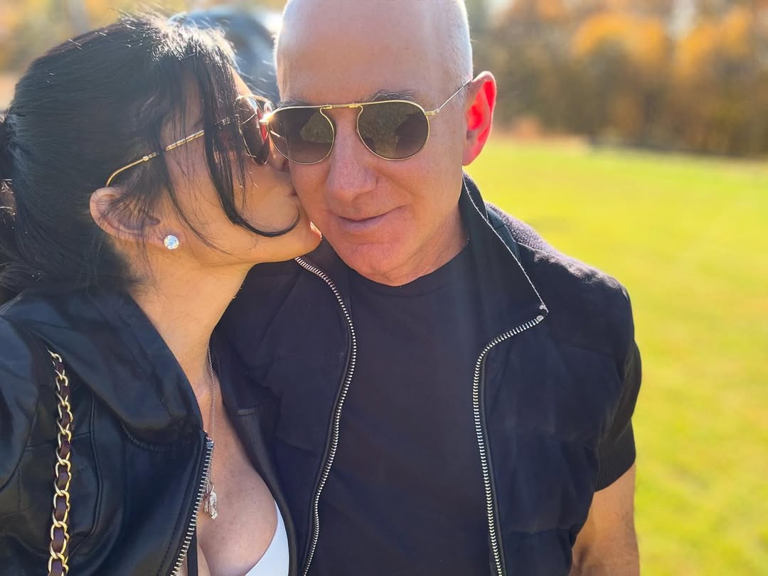 Jeff Bezos in Lauren Sanchez