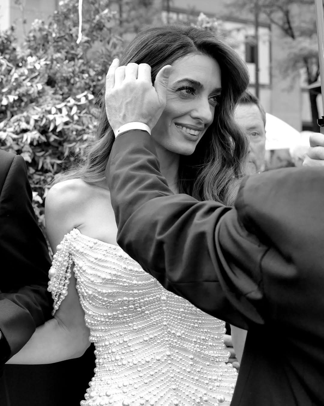 George in Amal Clooney