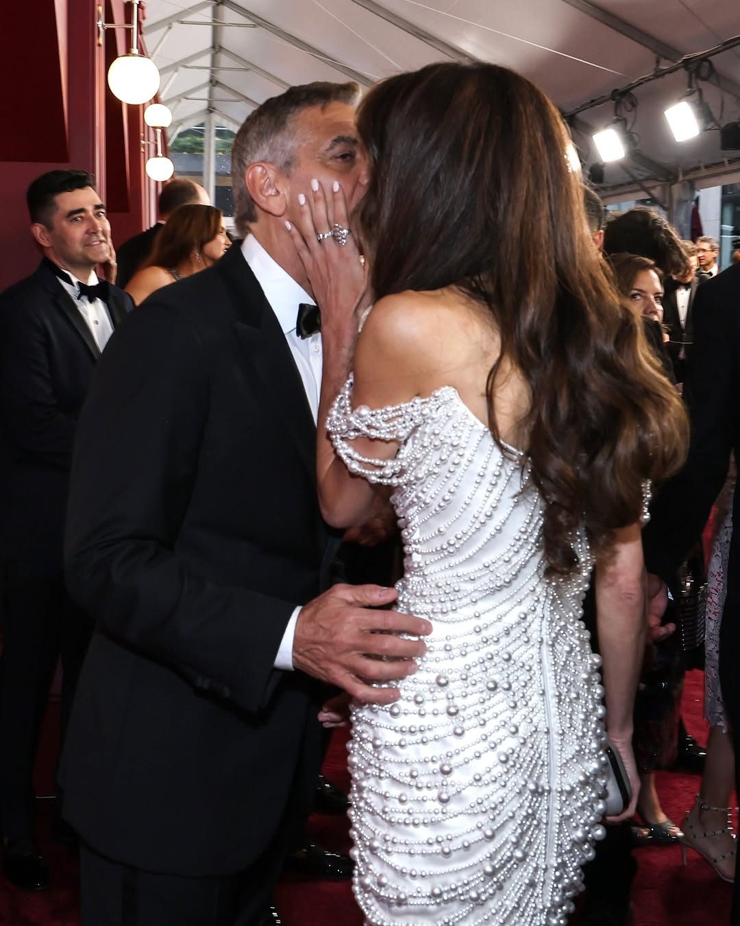 George in Amal Clooney