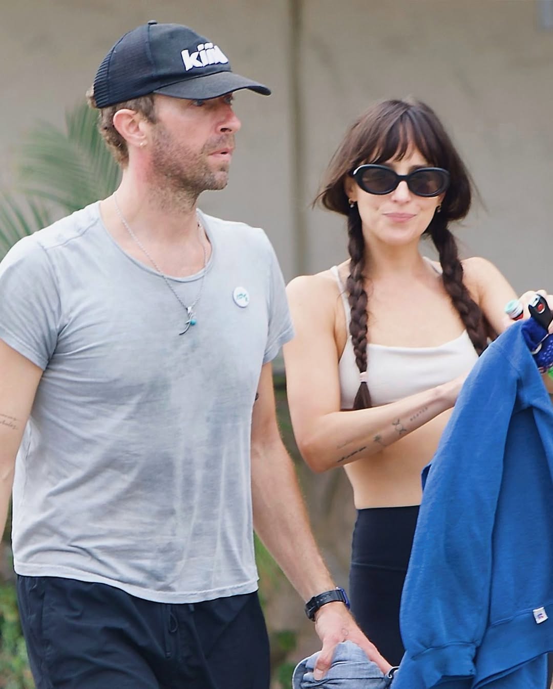 Dakota Johnson in Chris Martin