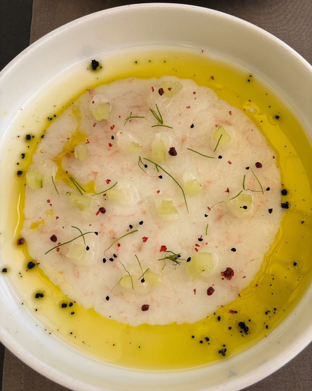 Restravracija, The restaurant, Ljubljana, okušanje, krožnik, morski carpaccio