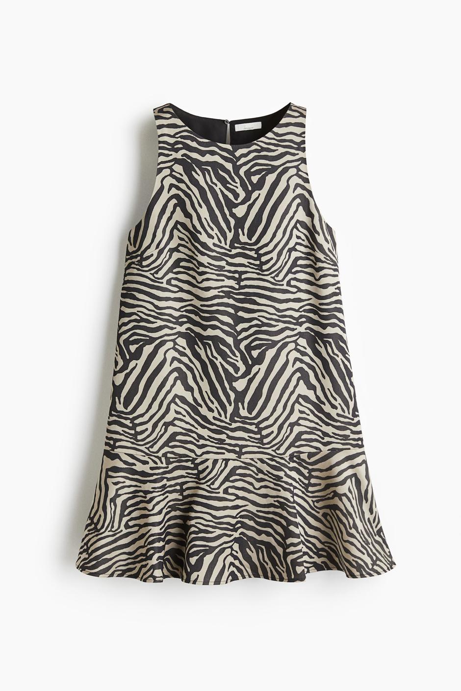 obleka z volančki iz H&M-a