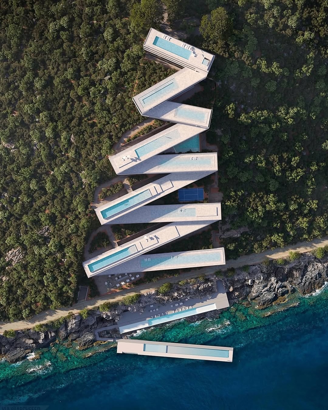 Zig-Zag resort v Albaniji