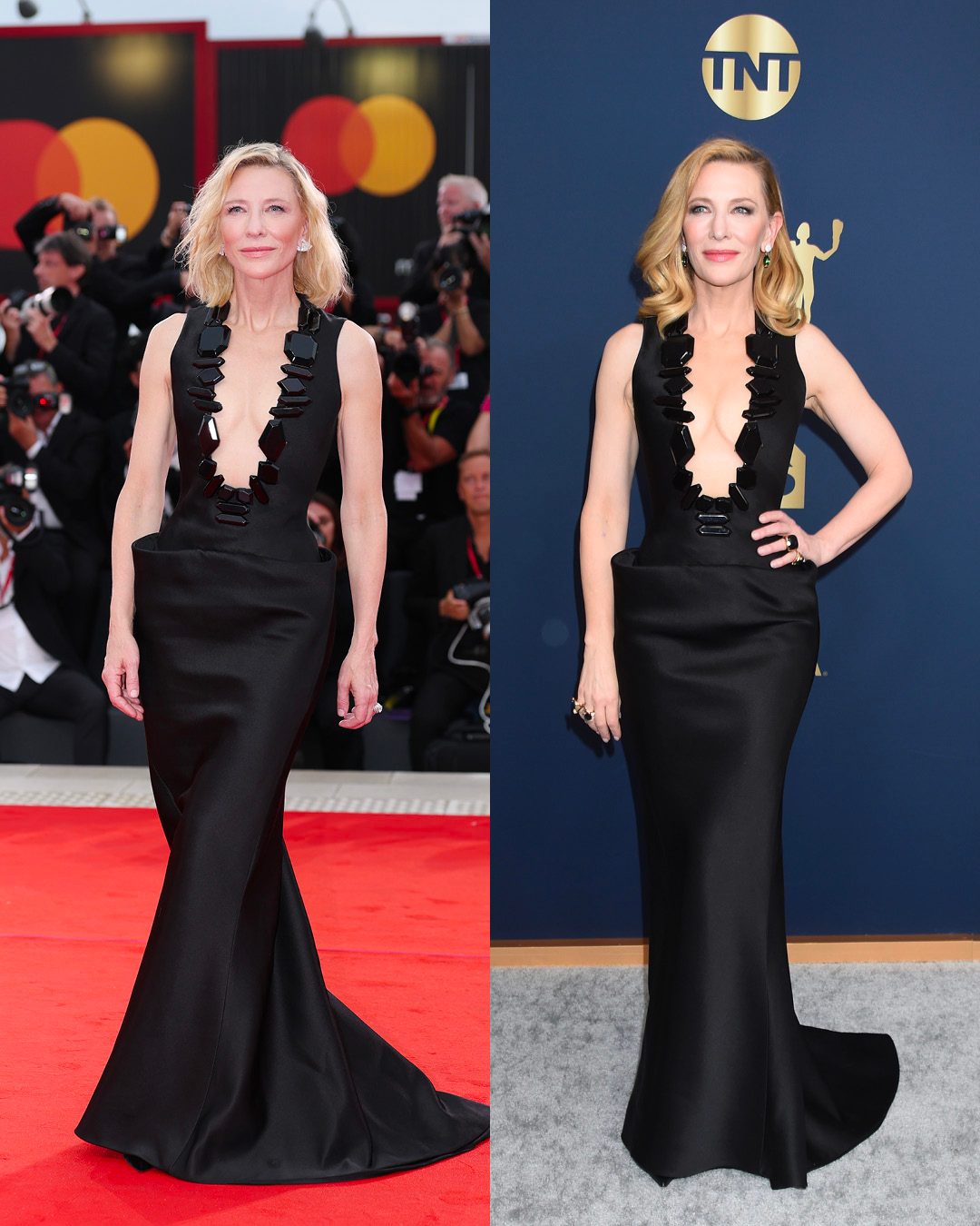 Cate Blanchett na rdeči preprogi v Benetkah