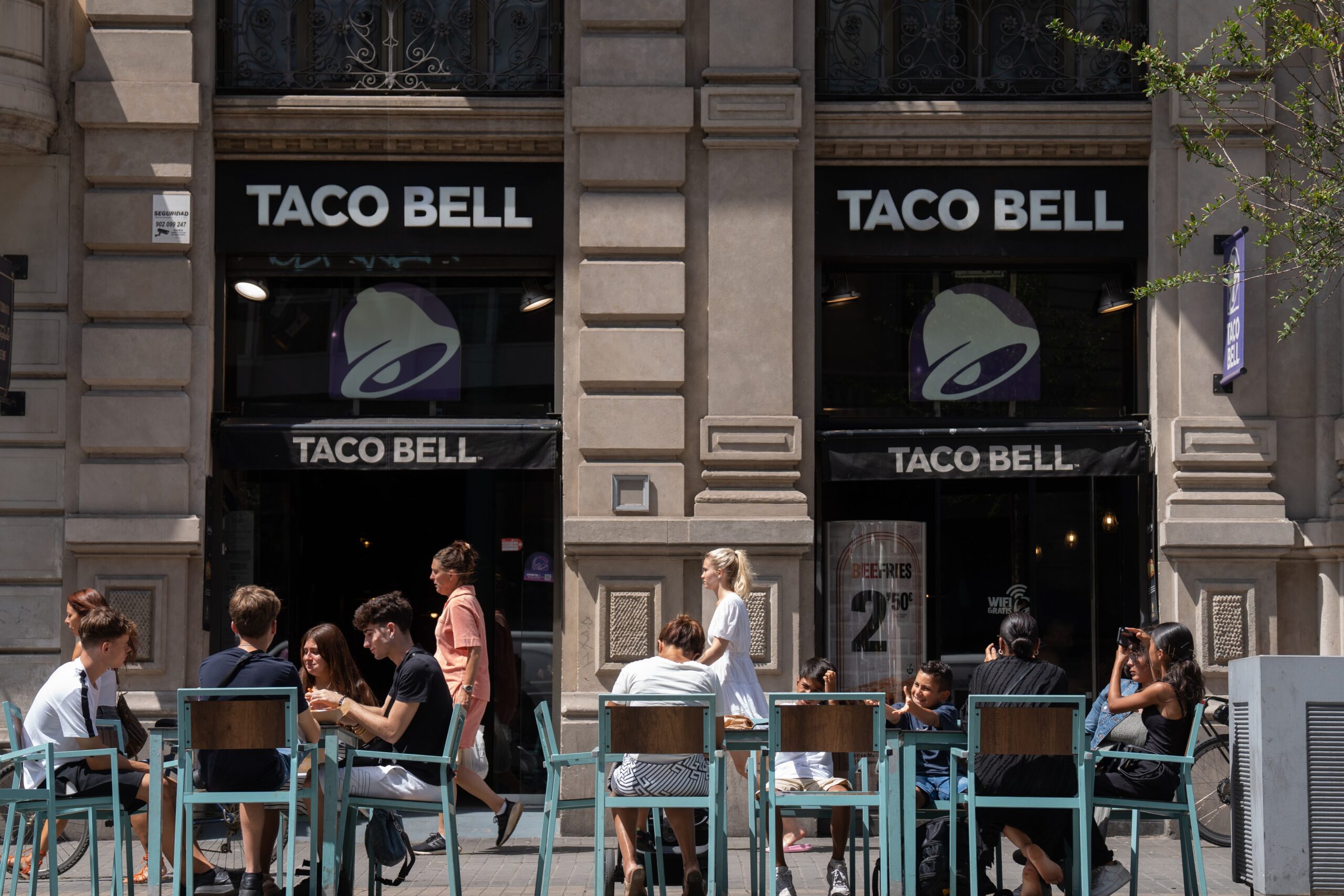 Taco Bell poslovalnica v Barceloni