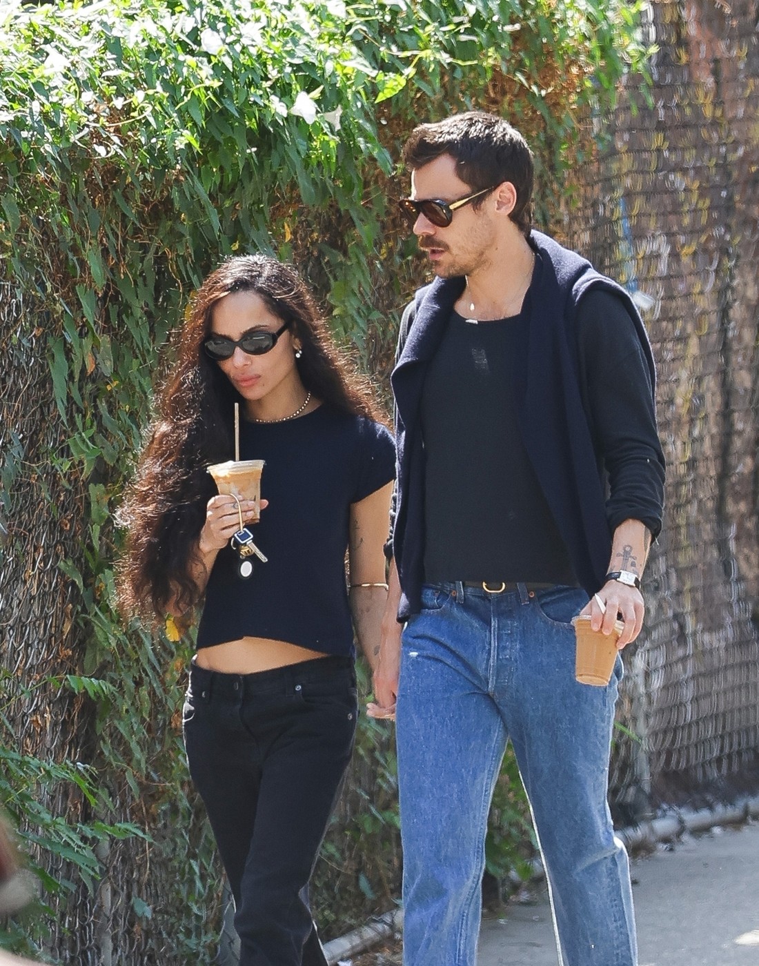 Harry Styles in Zoe Kravitz se sprehajata po ulicah New Yorka