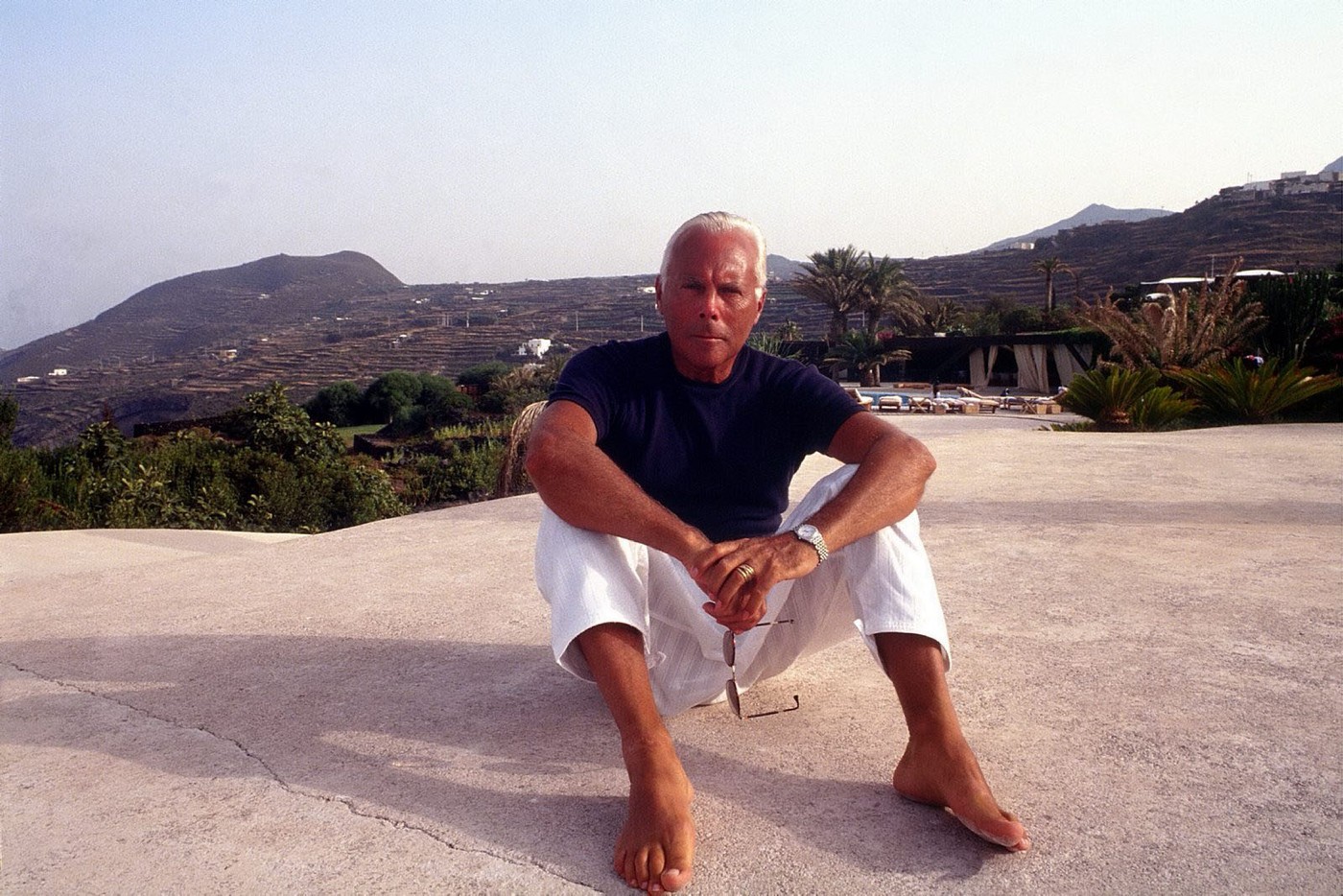 modni oblikovalec Giorgio Armani