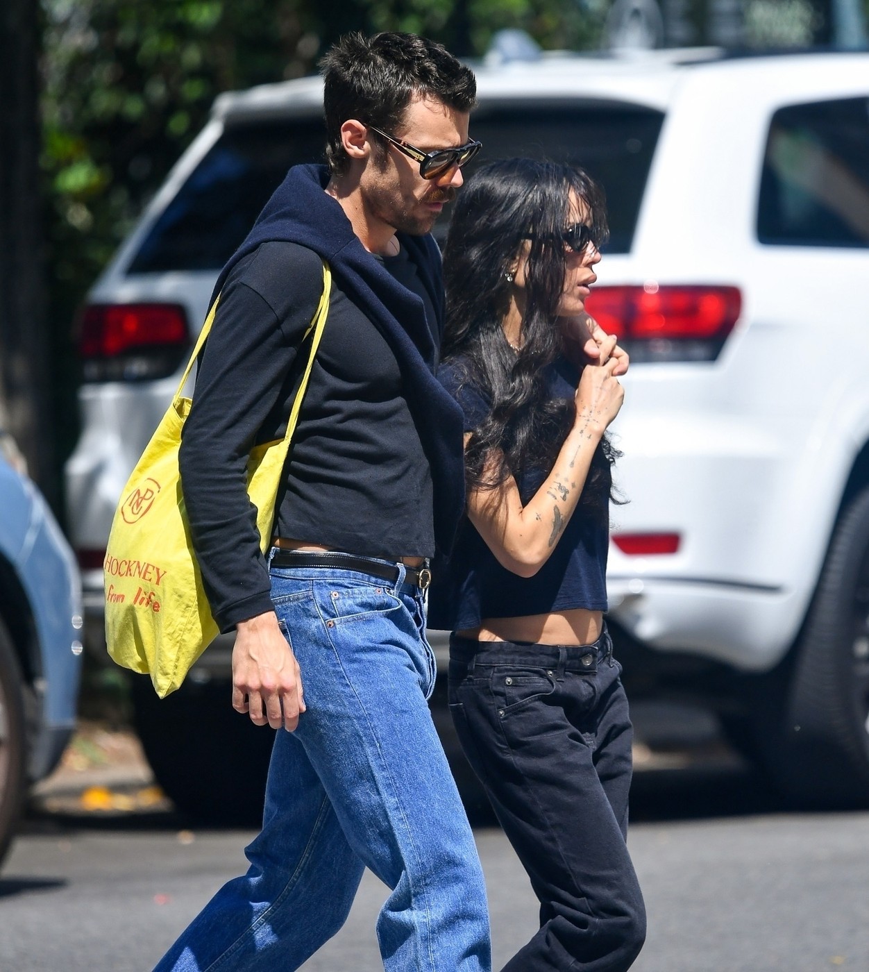 Harry Styles in Zoe Kravitz se sprehajata po ulicah New Yorka