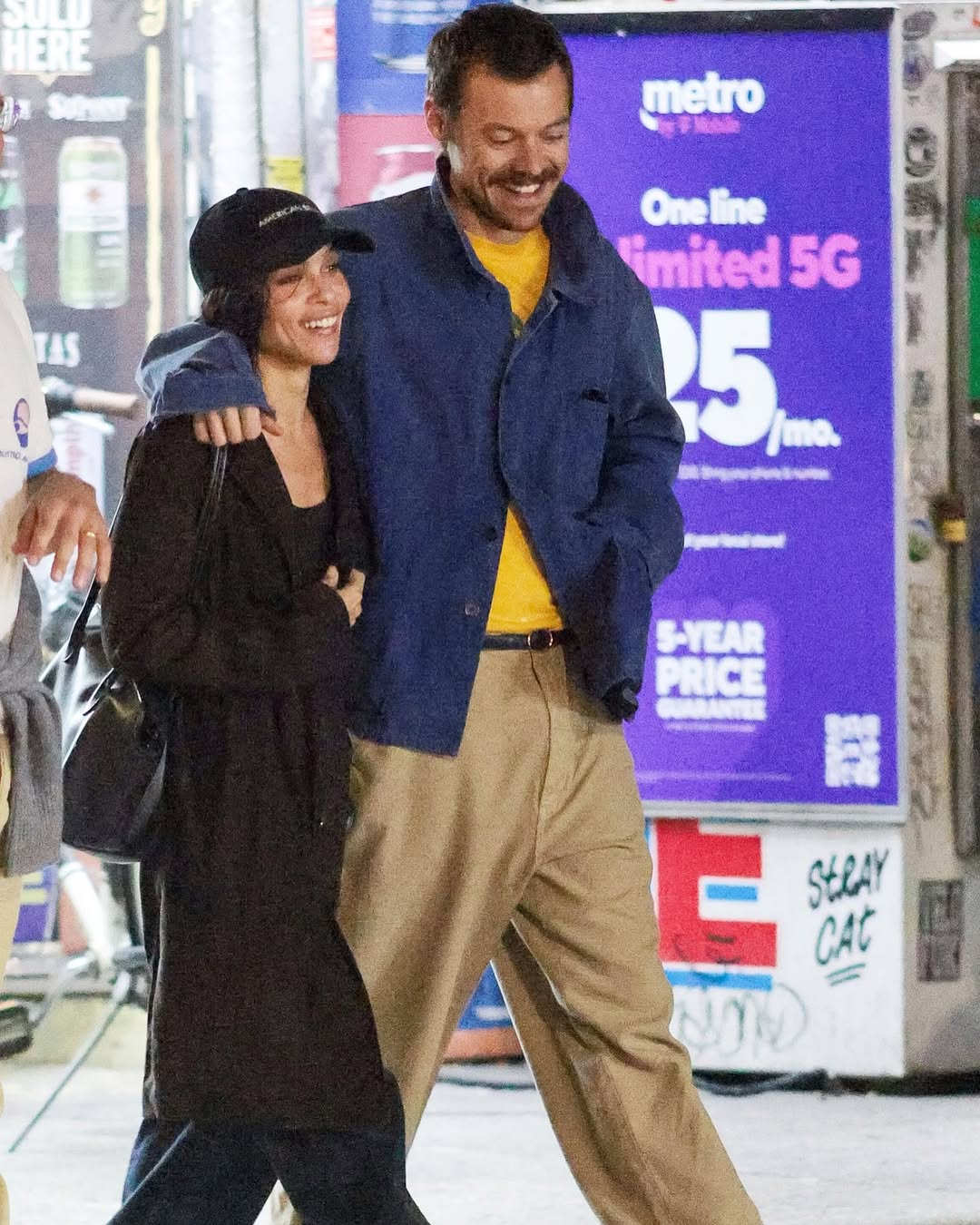 Harry Styles in Zoe Kravitz se sprehajata po ulicah New Yorka
