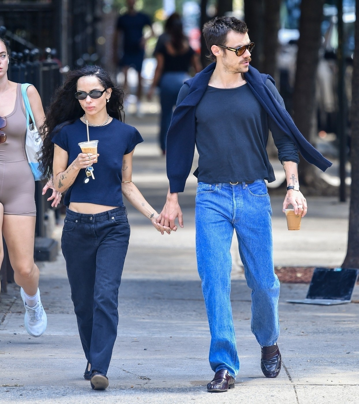 Harry Styles in Zoe Kravitz se sprehajata po ulicah New Yorka
