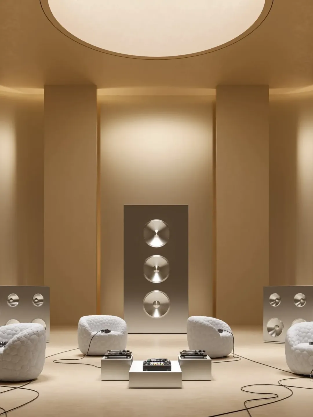 stol, ki ga je oblikoval Robbie Williams