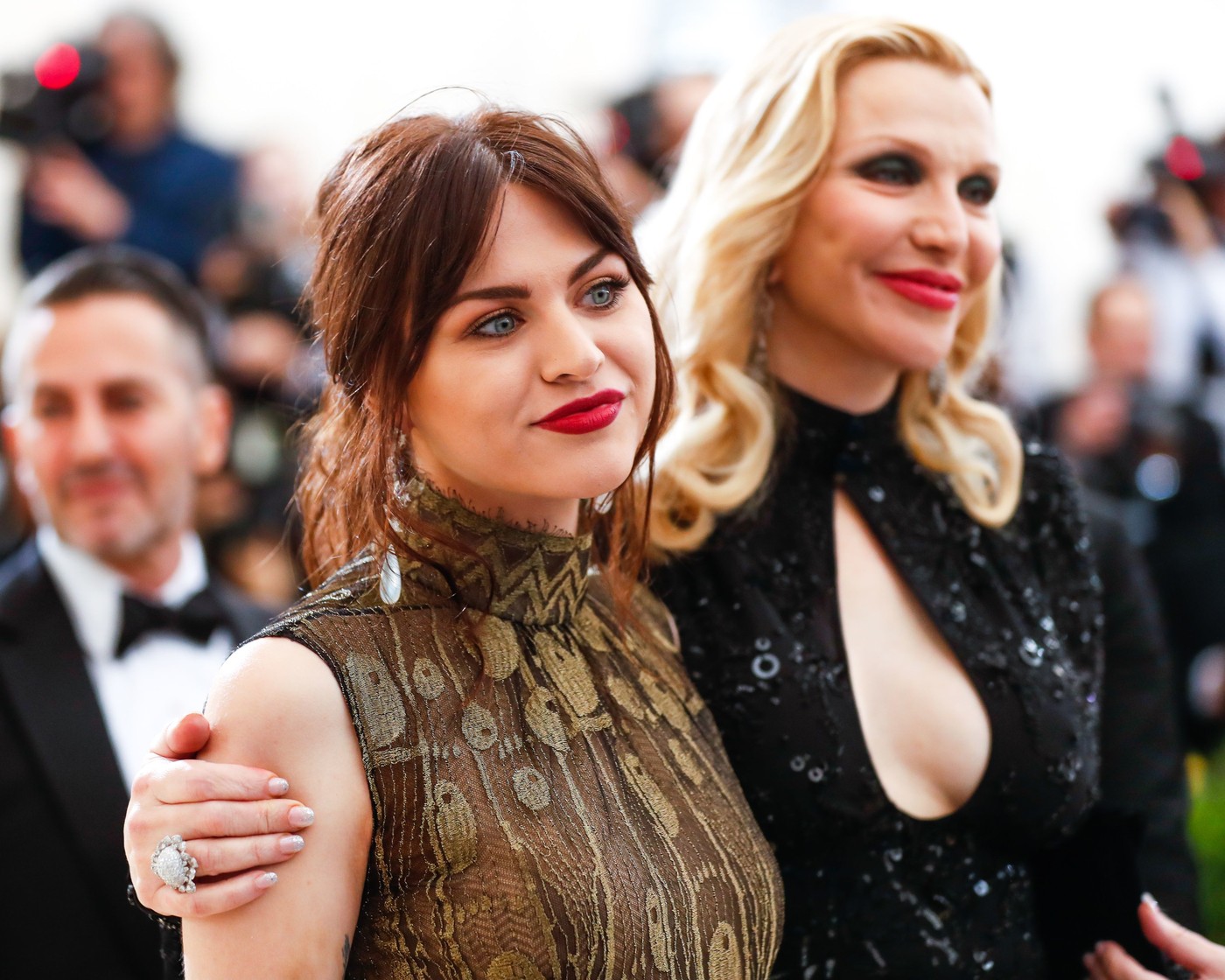 Frances Bean Cobain in Courtney Love