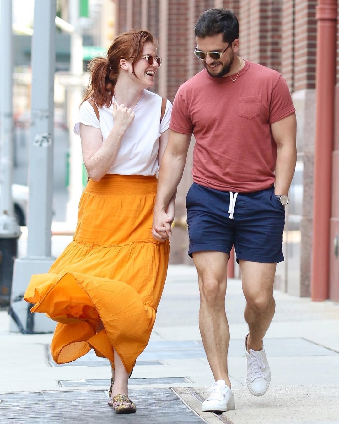 Rose Leslie in Kit Harington