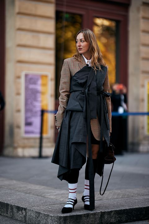 streetstyle ženska ekstravagantna