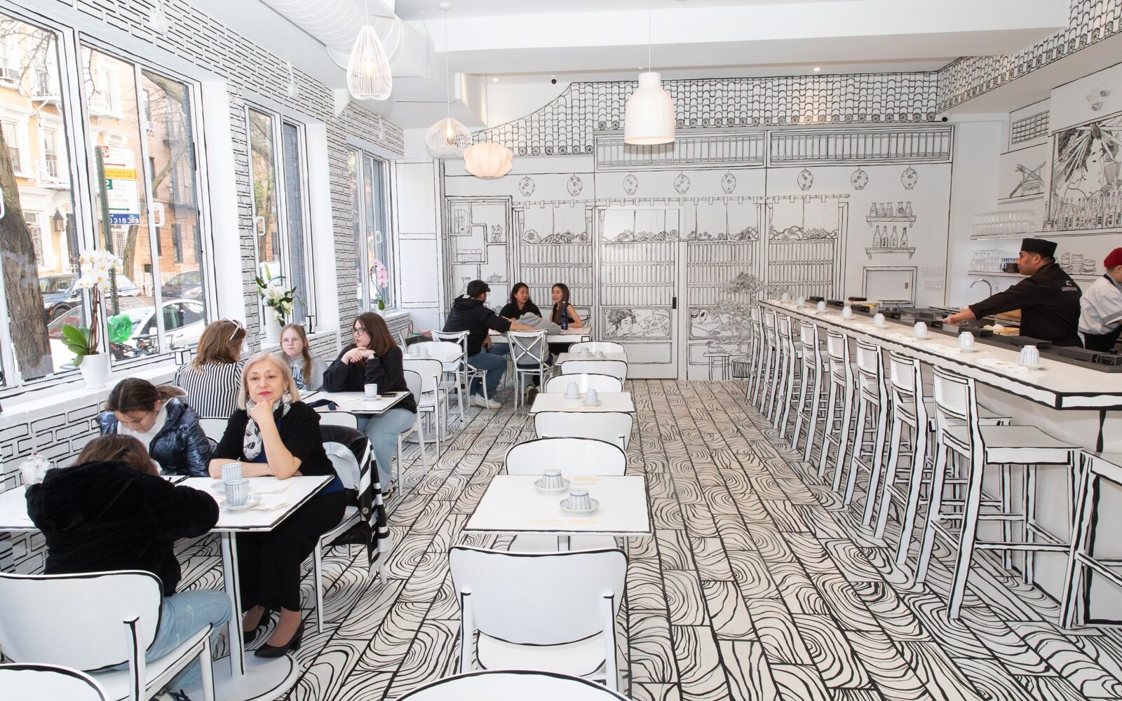 Nenavadna restavracija, v kateri se počutiš kot v stripu