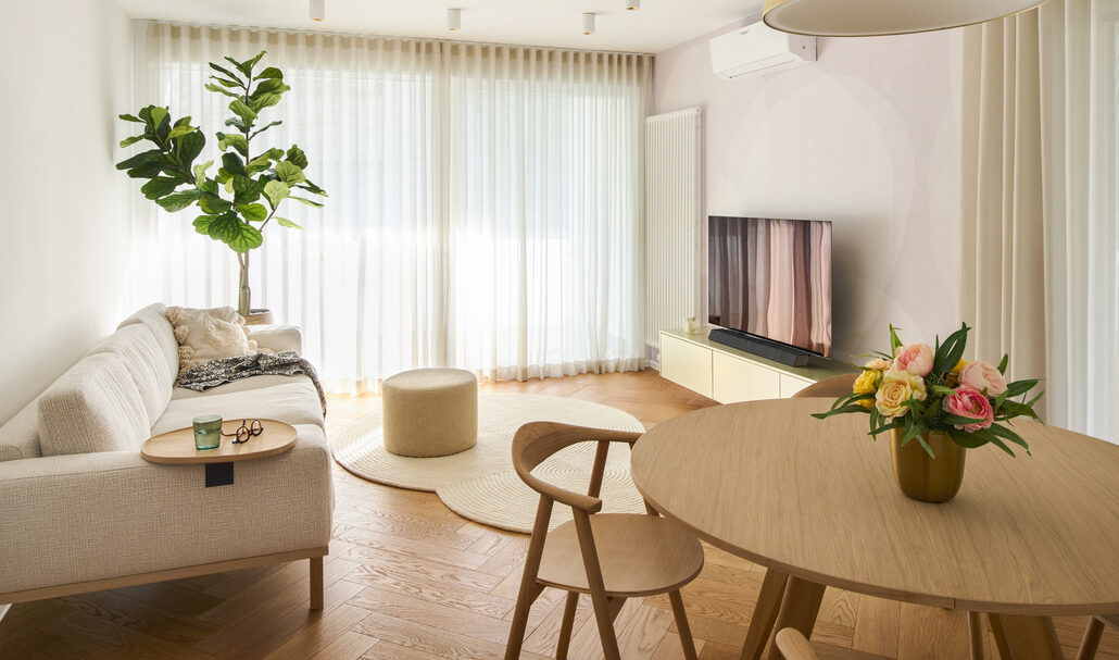 Elegantno dunajsko stanovanje z igrivimi detajli