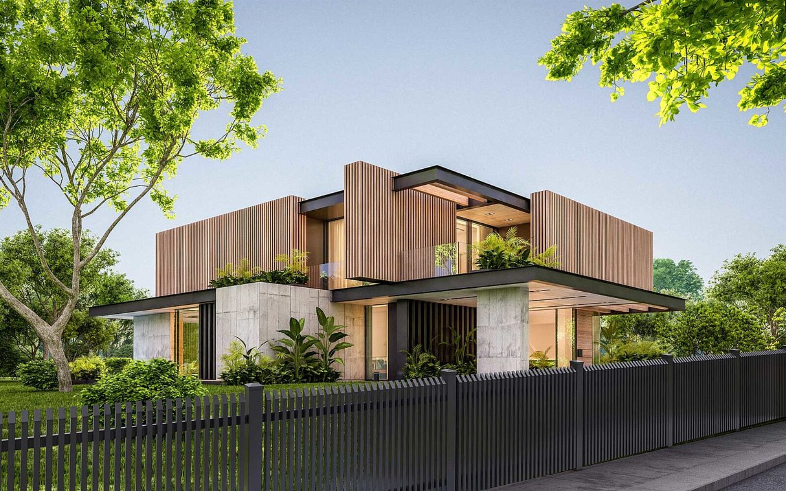 Vremensko odporne alu ograje Guardi – naložba v vsaki sezoni