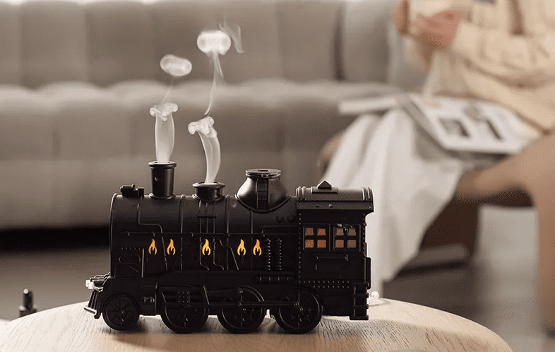 Božični aroma difuzor v obliki vlaka