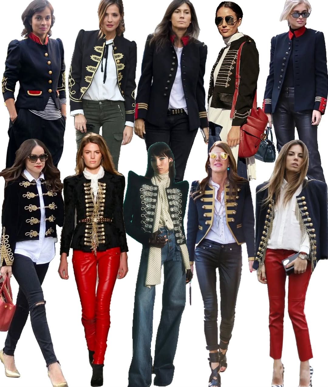 skupek vojaških jaken