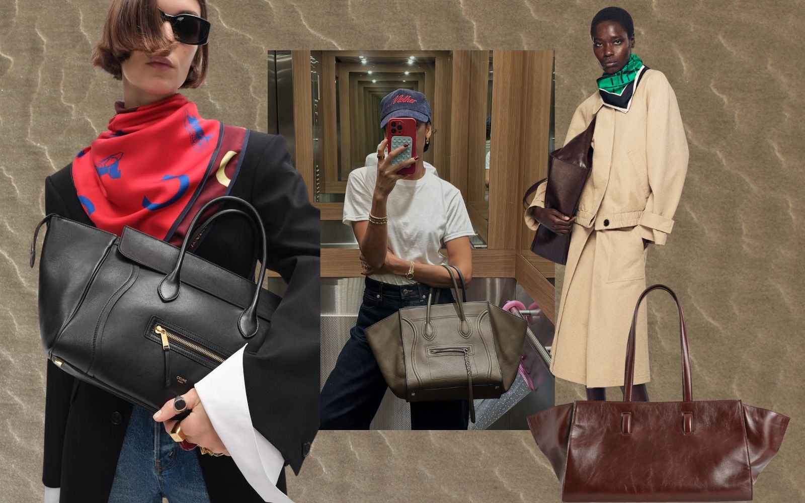 COS predstavlja svojo različico ikonične torbe Celine 