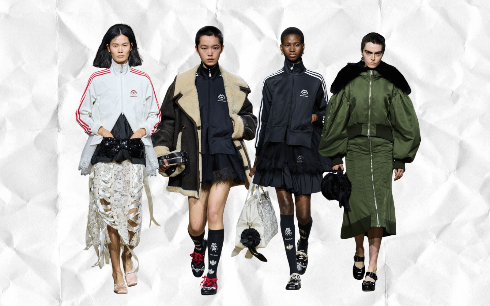 Adidas Originals v romantični interpretaciji Simone Rocha