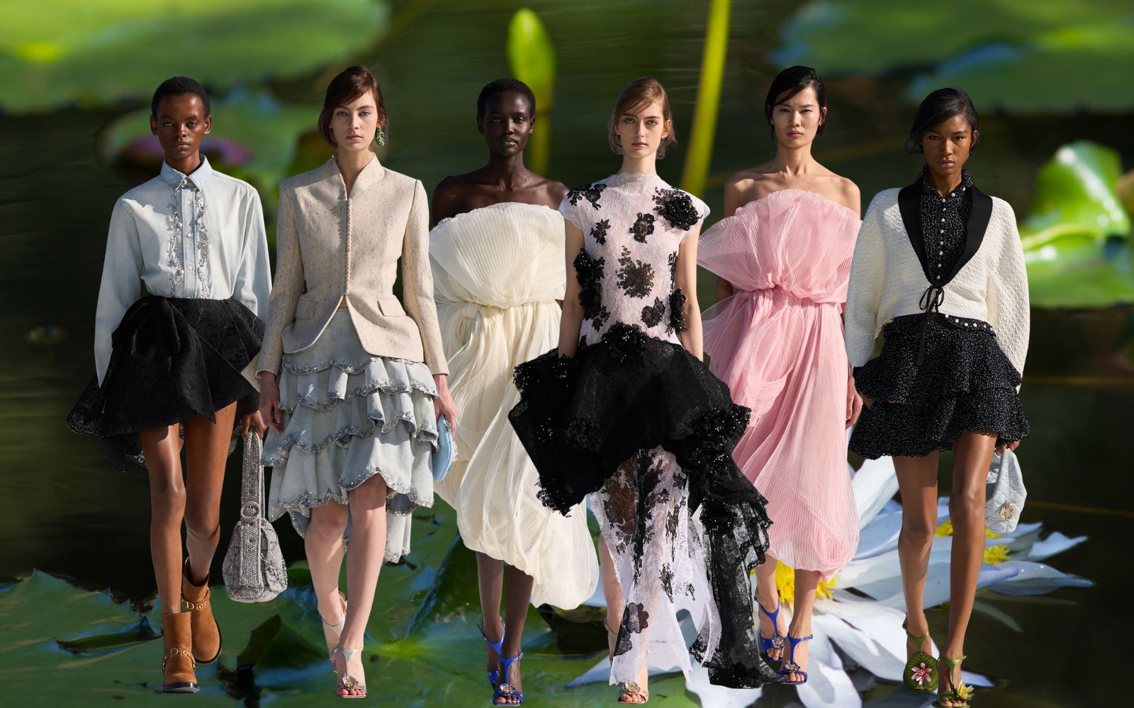 Diorjeva modna poezija v parku Tuileries