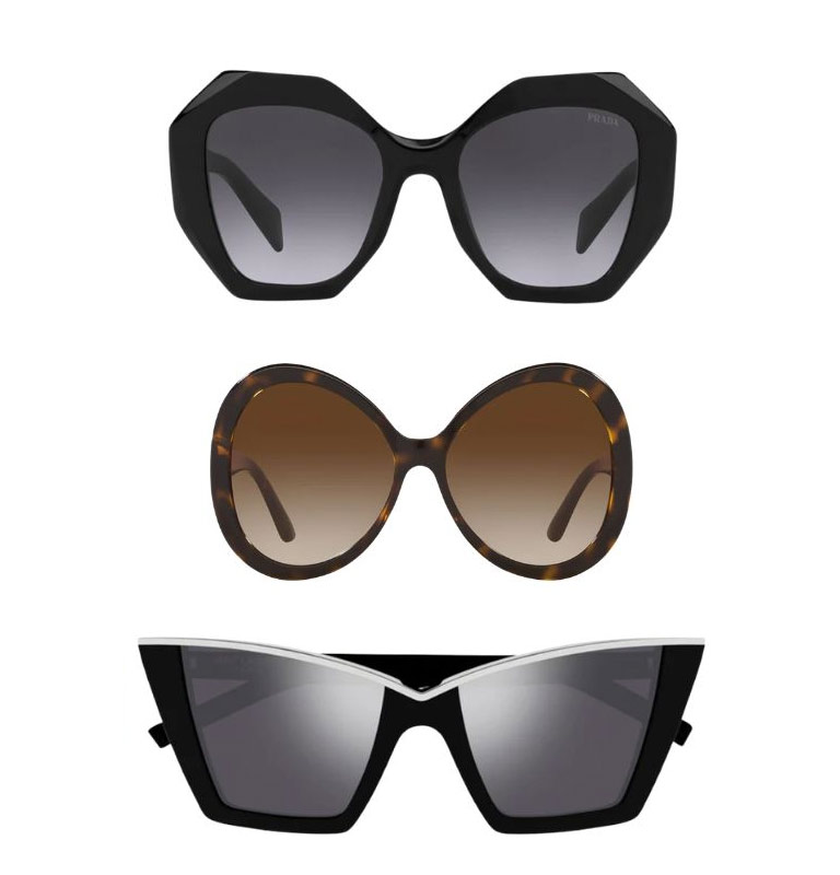 Prada 409 €, Dolce & Gabbana 269 €, Saint Laurent 439 €