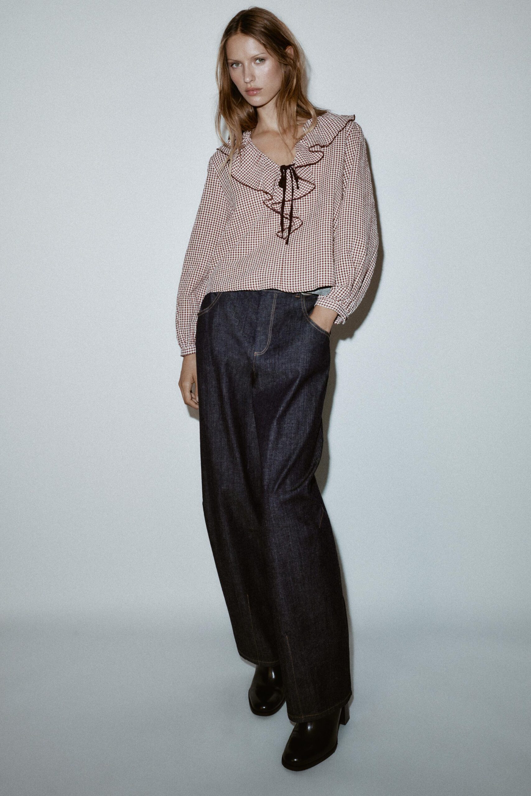 Srajca s karo vzorcem