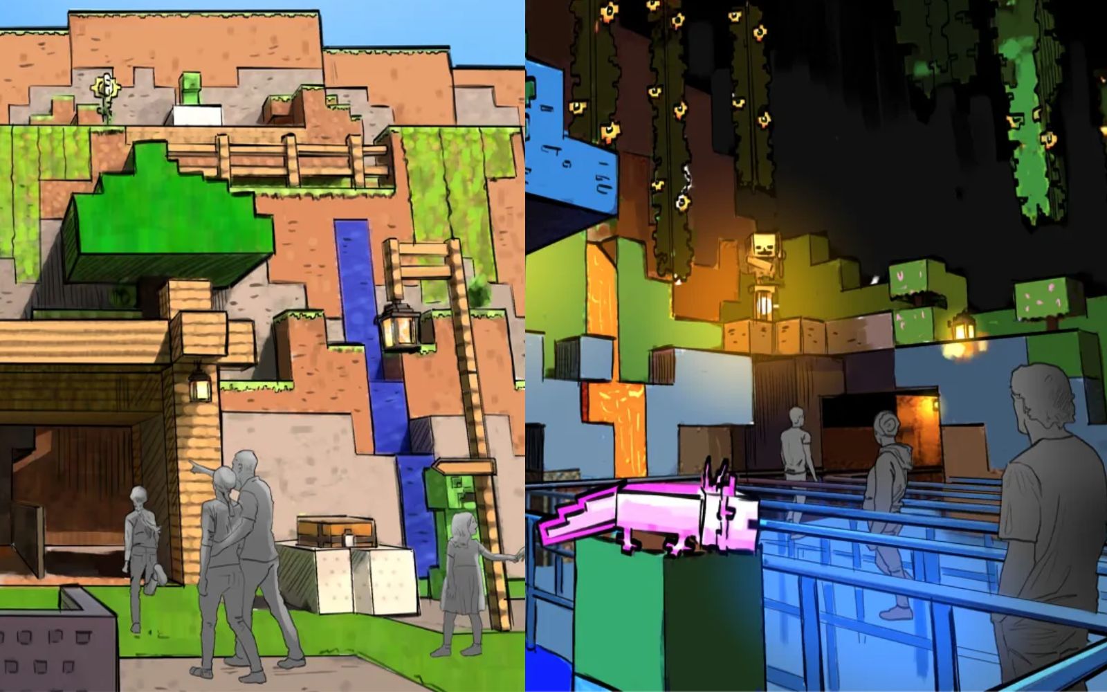 Odpira se prvi Minecraft tematski park