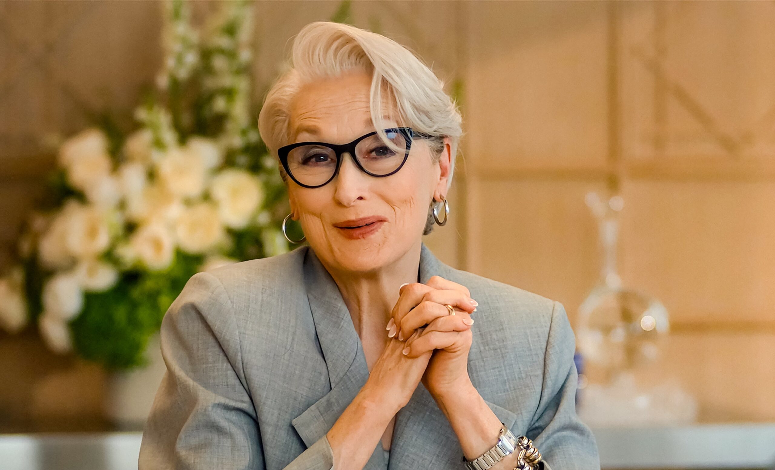USA. Meryl Streep in a scene from (C)Walt Disney Studios new film: The Devil Wears Prada 2 (2026). PLOT: Follows Miranda Priestly's struggle against Emily Charlton, her former assistant turned rival executive, as they compete for advertising revenue amidst declining print media while Miranda nears retirement.,Image: 1074382097, License: Rights-managed, Restrictions: Supplied by Landmark Media. Editorial Only.