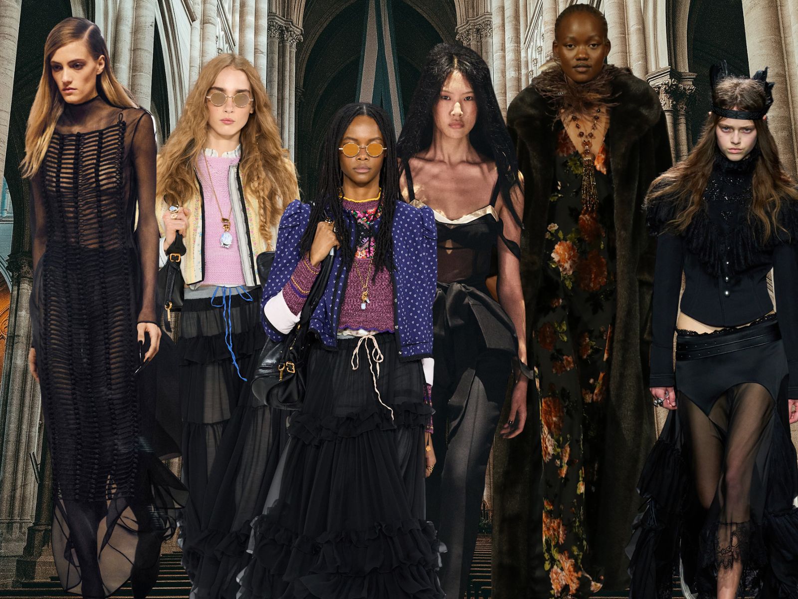 Kako je “Goth” romantika postala osrednji modni trend sezone